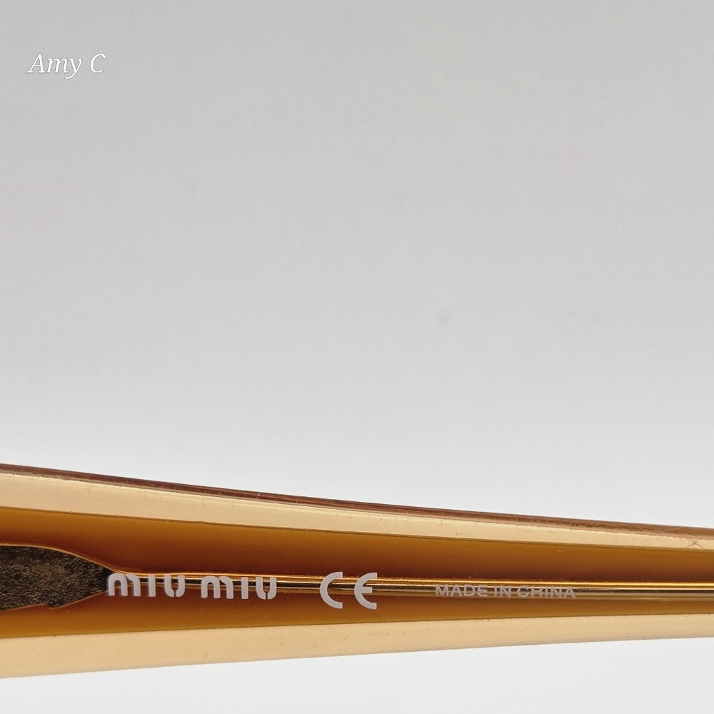 Miu Miu Purple and Orange Eye Glasses Ready For You To Put Your Lenses In. - Picture 10 of 10